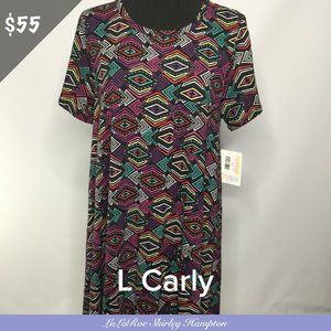 Lularoe Carly Dress - L - NWT
